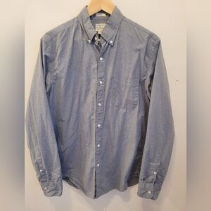 J.Crew Organic Cotton, Medium Slim, Grey-Blue